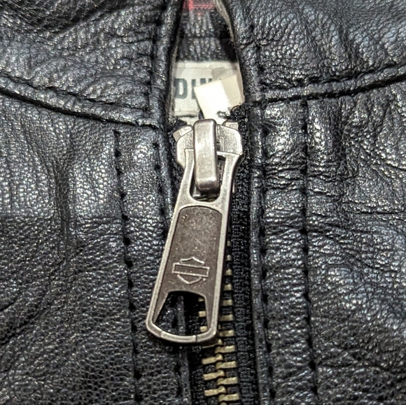 BNWT Harley Davidson Riding Leather Jacket - Large - Picture 12 of 15